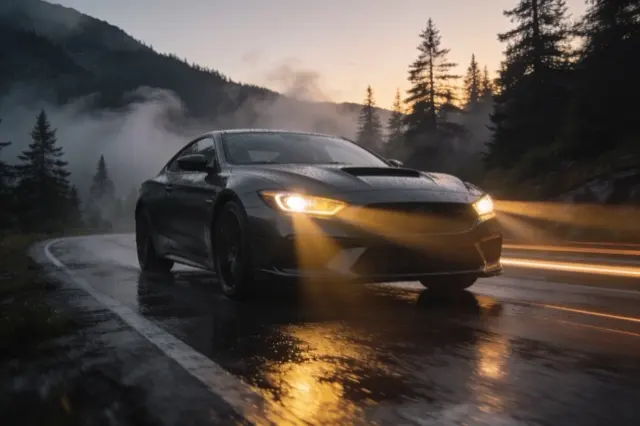 The car, shot properly