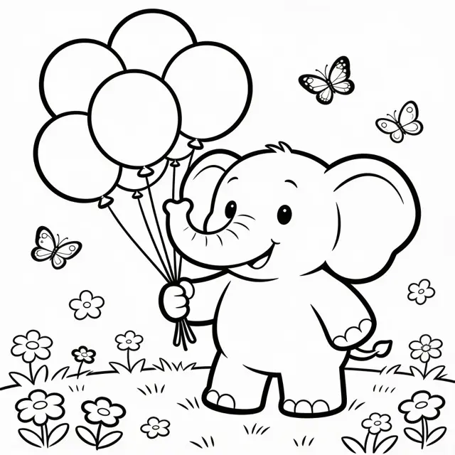 A colouring page to print