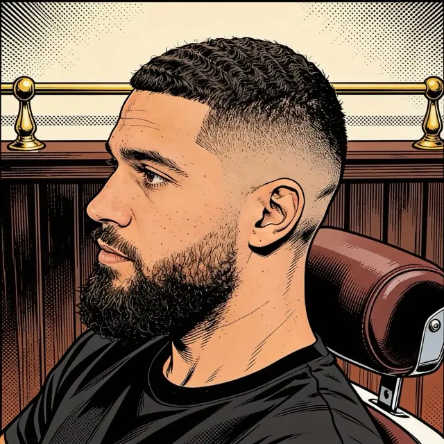 One photo, one comic panel
